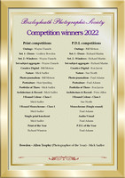 Competition Winners 2022