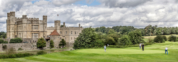 'A long putt for a birdie at Leeds Castle' by Richard Martin