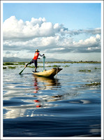 19 Pts 'Leg Power – Inies Lake, Burma' By Stan Spurling