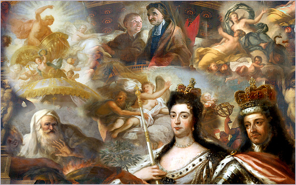 Greenwich Ceiling Montage by Roger M Stevens