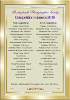 Competition Winners 2018