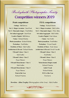 Competition Winners 2019