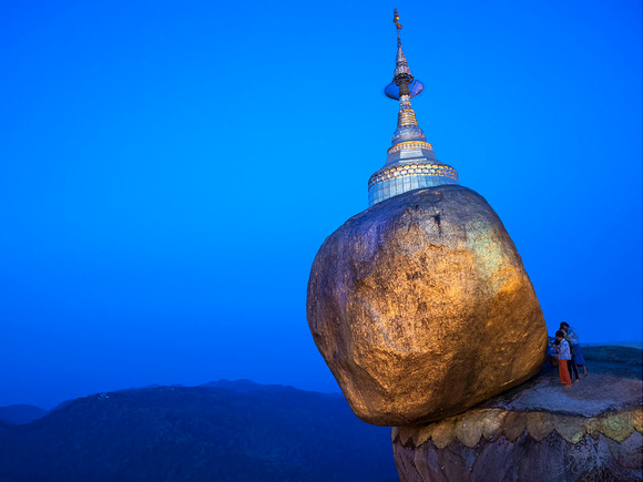 Golden Rock Burma By Stan Spurling