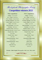 Competition Winners 2021