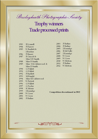 Trade processed print winners 1983-2012