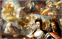 Greenwich Ceiling Montage by Roger M Stevens