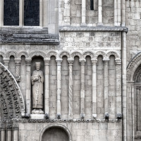 3rd Place 'Romanesque detail facade Rochester Cathedral' By Paul Adams