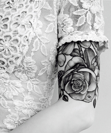 'Tattoo and lace 2' by Paul Adams