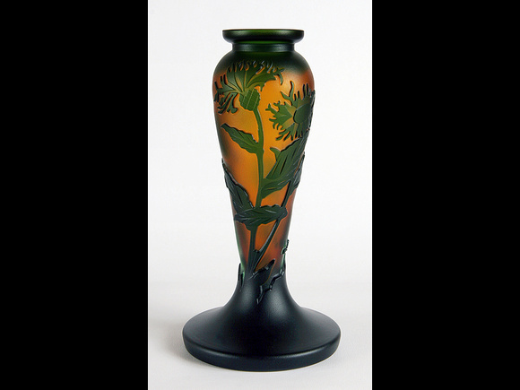 'La Verre Francaise Baluster Vase 24 cm high' by Paul Adams