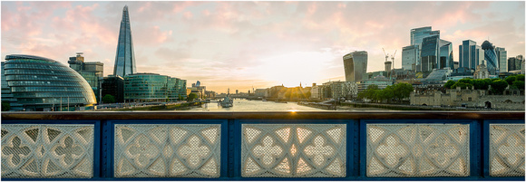 2nd Place 'Sunset view from Tower Bridge' By Wayne Daniels
