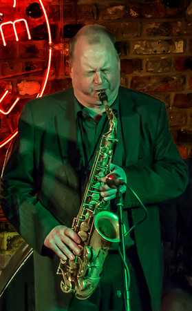 The saxophonist by Richard Martin