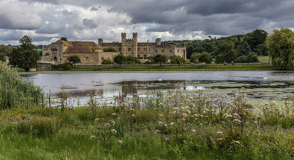 'Leeds Castle Across The Lake' by Richard Martin