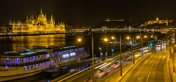 'Budapest at night' By Richard martin